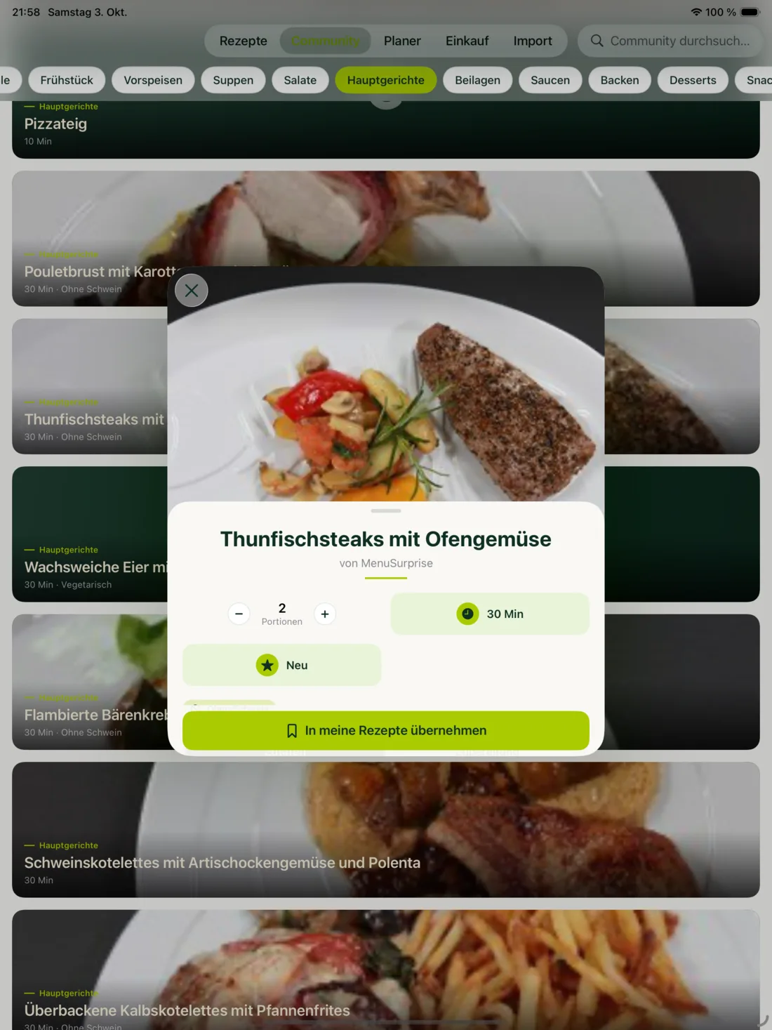 Cookiza! iPad – Community-Ideen übernehmen.